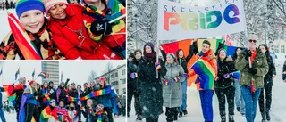 Celebratory air as Pride parade traverses Skellefteå