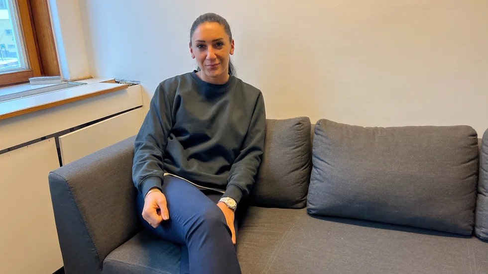 Maria Poli på sitt kontor i Södertälje.