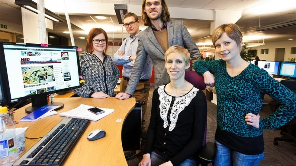 Pia Hanzi, Hans L. Olofsson, Nils Johansson, Sara-Lena Brännström och Lenitha Andersson Junkka arbetar på NSDs webbredaktion.