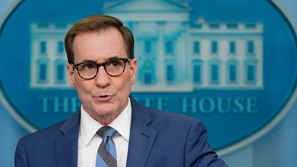 John Kirby, talesperson för Vita husets nationelle säkerhetsrådgivare. Arkivbild.