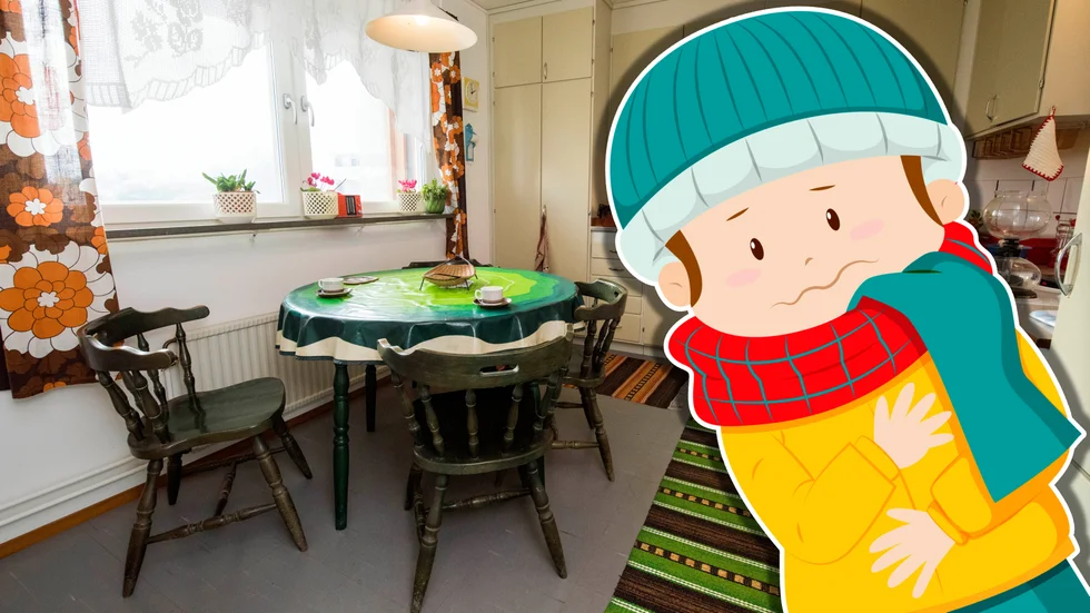 Trots att hyresvärden säger att det är 22 grader varmt mitt i rummet, kan det kännas kallt i lägenheten. Orsakerna kan vara många och hyresvärden har ansvar för att lösa problemet.