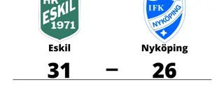 Eskil vann hemma mot Nyköping
