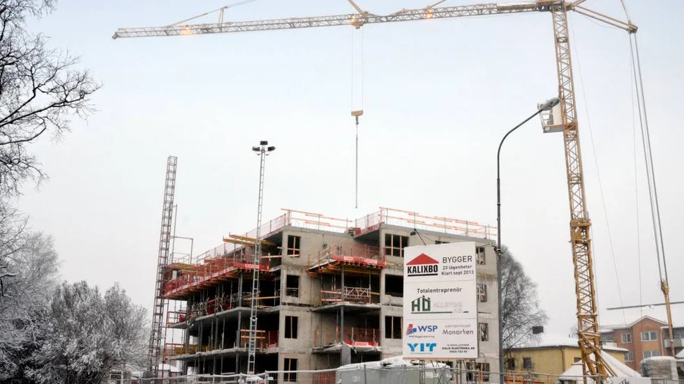 TILLVÄXT. Numera talas det om bostadsbyggandet mest som en tillväxtfråga.