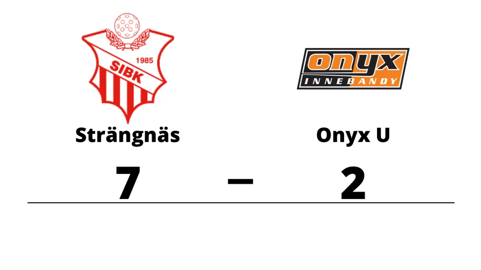Strängnäs IBK vann mot Onyx IBS U-lag