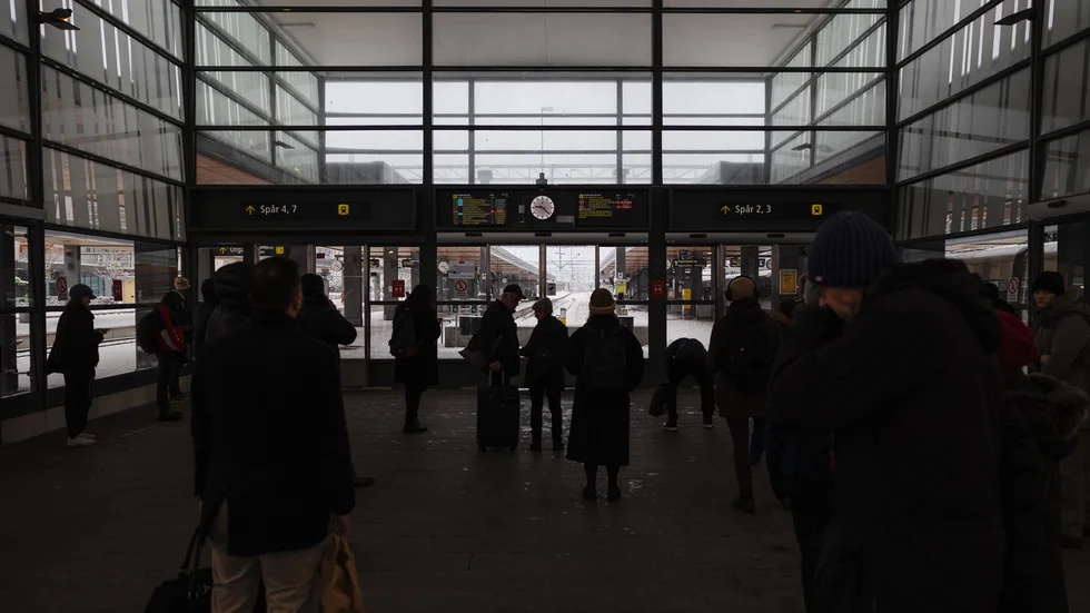Misshandeln ägde rum på resecentrum i Uppsala. 