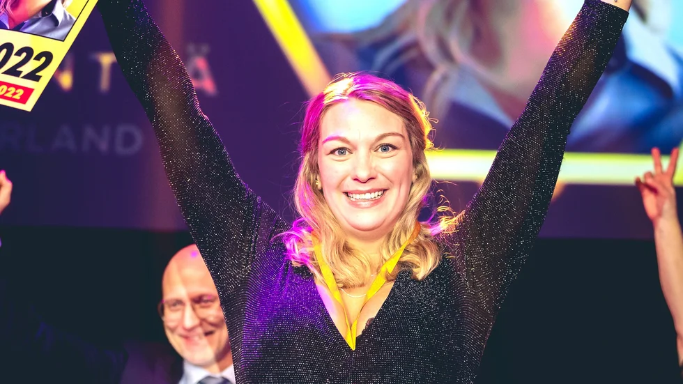 Teres Kenttä, Skellefteå, är Årets distriktschef inom Jysk-koncernen. Hon tog emot priset vid en gala i Göteborg.