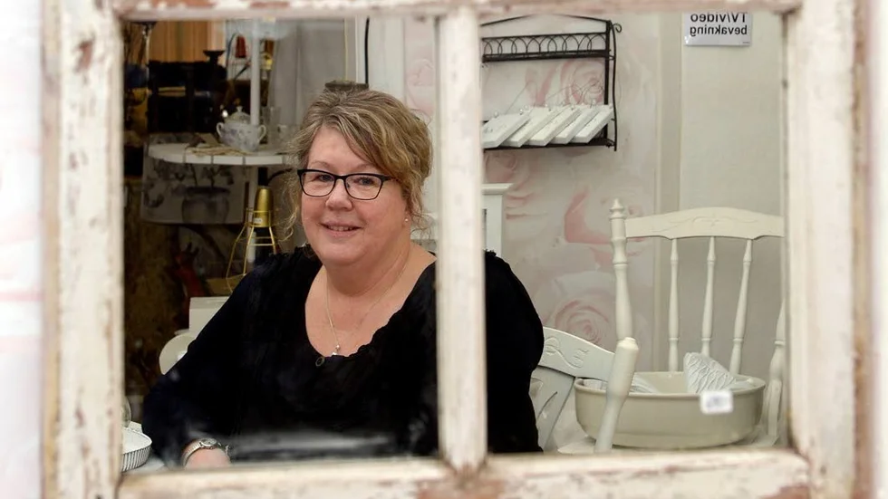 Utvidgar. Inggun Halling, ägare av Vita magasinet i Västervik utökar med webshop.