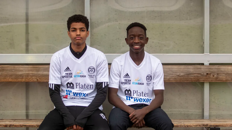 Abduwahab Adam och Charles Buyondo, Motala AIF