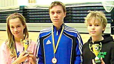 Gabriella Stråle, Hannes Stråle och Samuel Sverker