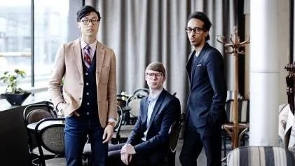 Tre av Dicores sex medlemmar, Hoa Ly, Kristoffer Soldal och Abraham Asefaw.