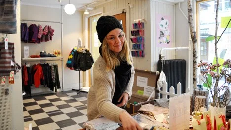 Frida Eklund Edman går över till näthandel.