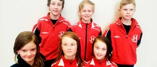 Medaljregn över Hebybrottare