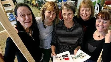 Stina Wollter, Kajsa Haglund, Küllike Montgomery, Bodil Gellermark och Ragnhild Brodow Sandelius.