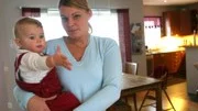Malin Svensson med dottern Tilde.