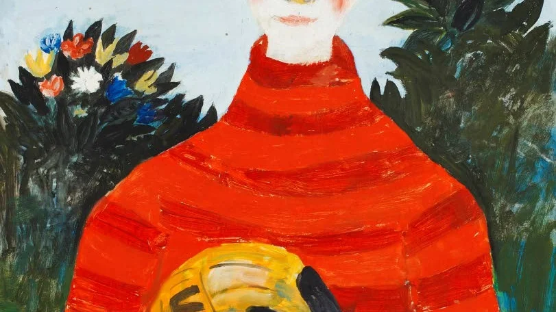 Idyll. "Victor"( 1960-tal), olja på duk av Olle Olsson Hagalund.