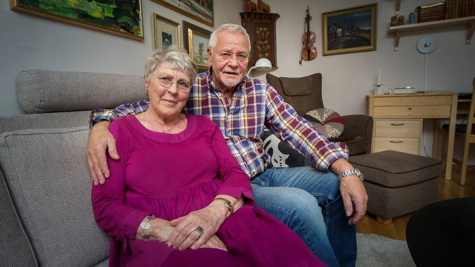 Margita och Hans Tanndal har prenumererat på UNT i 50 år och varit gifta lika länge.