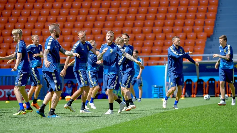 JEKATERINBURG 20180626
Träning med svenska landslaget på Centralstadioni Jekaterinburg.

Foto: MAJA SUSLIN / TT kod 10300
/ TT / Kod 10300 *** Bilden ingår i SPORTPAKETET. För övriga BETALBILD ***