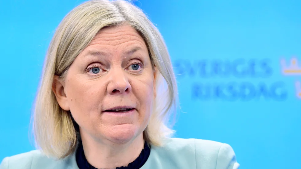 Mer svenska vapen till Ukraina kan inte uteslutas, deklarerar statsminister Magdalena Andersson (S) på en presskonferens i riksdagen.