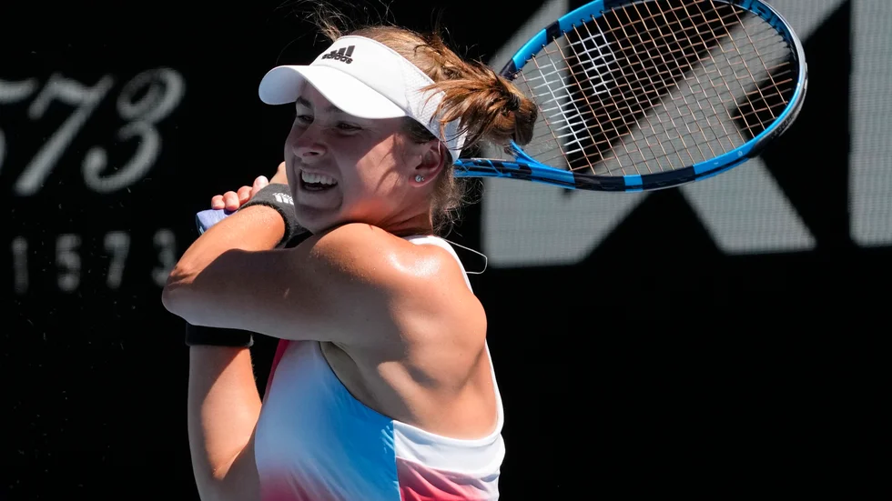 Sverigeettan Rebecca Peterson är skadad och riskerar att missa Sveriges kval i Billie Jean King Cup. Arkivbild.