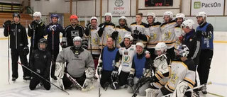 Borenherrarna på hal is– laddade med hockey