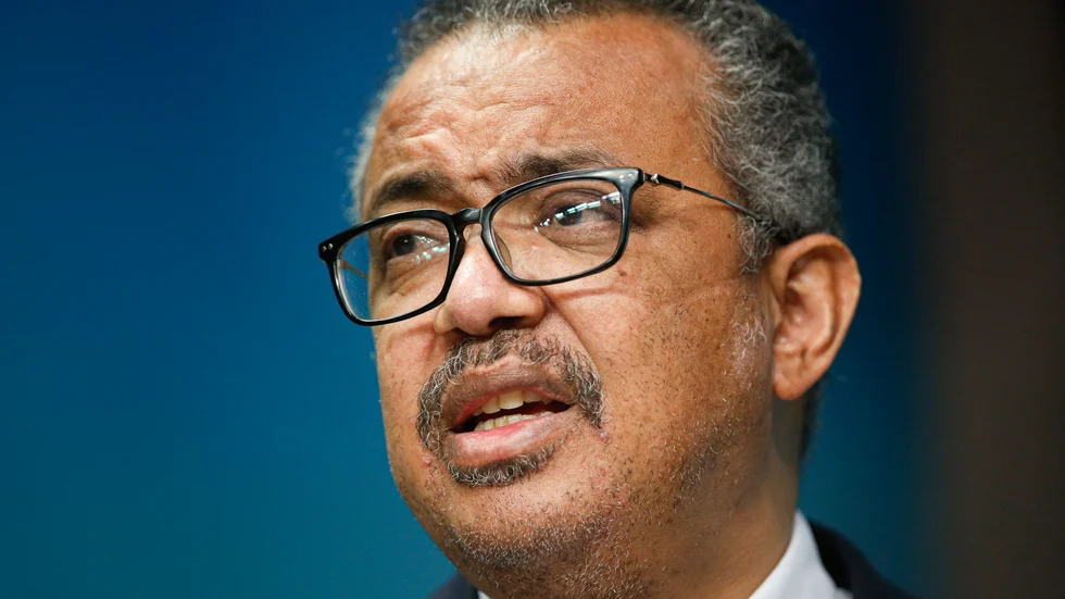 WHO:s generaldirektör Tedros Adhanom Ghebreyesus. Arkivbild.