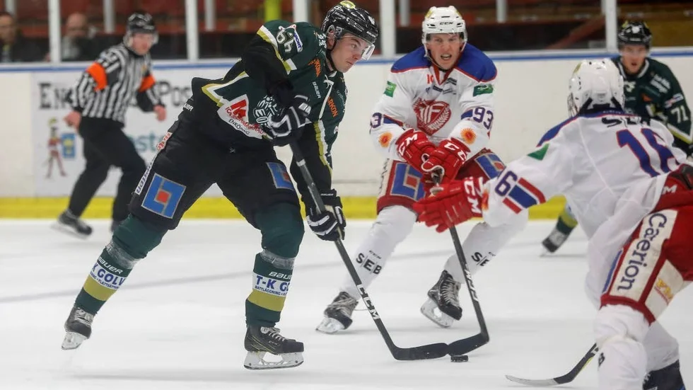 Borta. Tim Friberg missar matchen mot Arboga på grund av hjärnskakning.