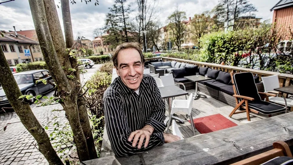 Hashmat Ibrahimkhel delägare av kafébaren Stumpen 26.