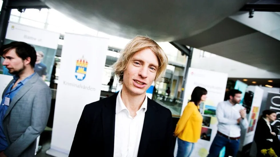 Anders Herrmann var ute för att bredda sin syn på arbetsmarknaden för psykologer.