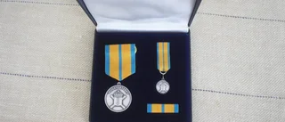 Hon prisas för sina insatser inom Försvarsmakten