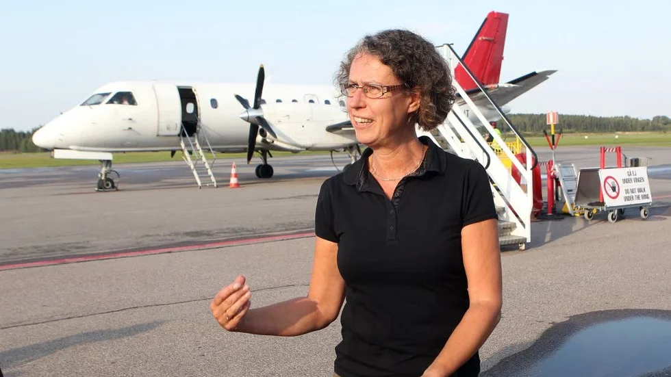 Belönad. Mari Torstensson, vd på Norrköpings flygplats har belönats för sitt mentorskap.