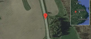 Singelolycka på väg 254 - helt stopp i ett körfält