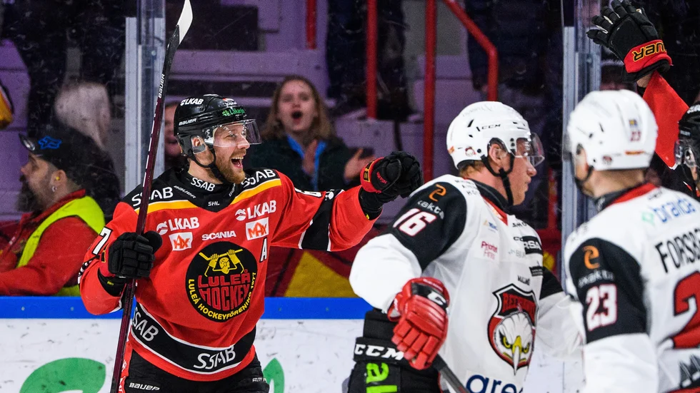 Linus Omark skrev historia mot Malmö. I och med hans två mål passerade han Linus Klasens poängrekord i Luleå Hockey genom tiderna.