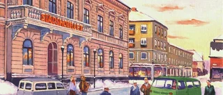 Morgonsamling på torget för Enköpingsprofiler