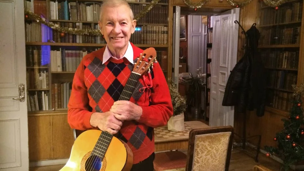 Peter Douglas har stått för underhållningen på Uplands julfirande i 28 år.