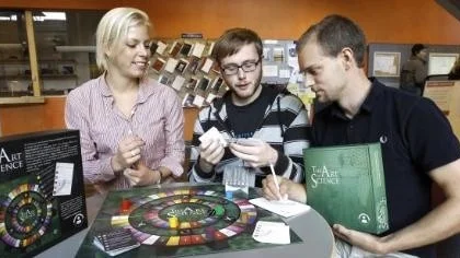 Lovisa Mörner, Markus Larsson och Philip Svanfeldt.