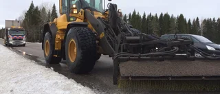 Extra sopning av länsväg 292