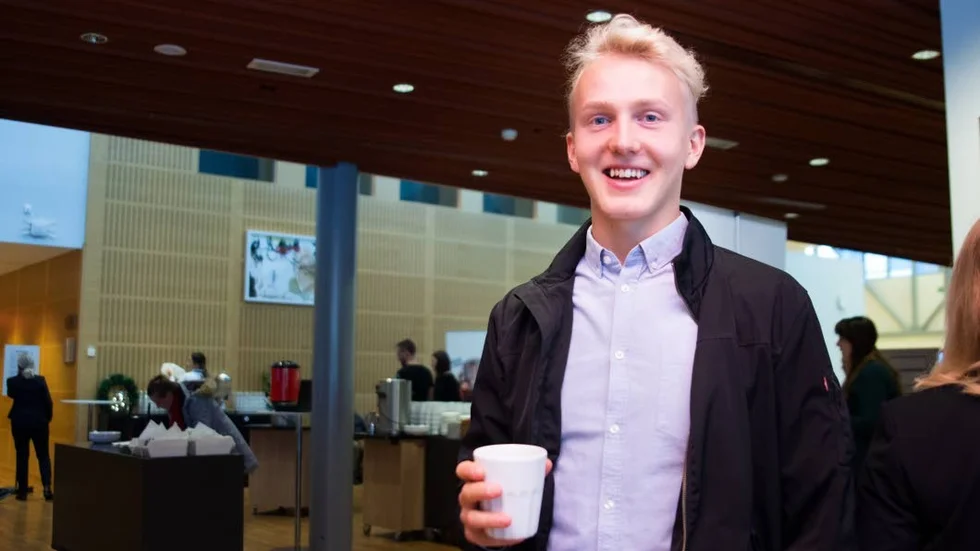 Samuel Lockman, 19 år, student, Lerbäcken.
