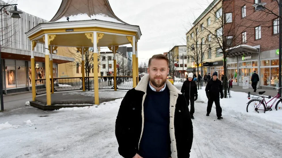 E-handelskonsulten. Jimmy Edlund flyttade upp till Luleå i år och jobbar som e-handelskonsult med bland andra Björn Borg.