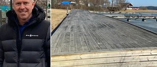 "Dragspelet" i Mariehovsviken rivs – stenkaj ersätter träbryggan: "Solbadare kan bli besvikna"