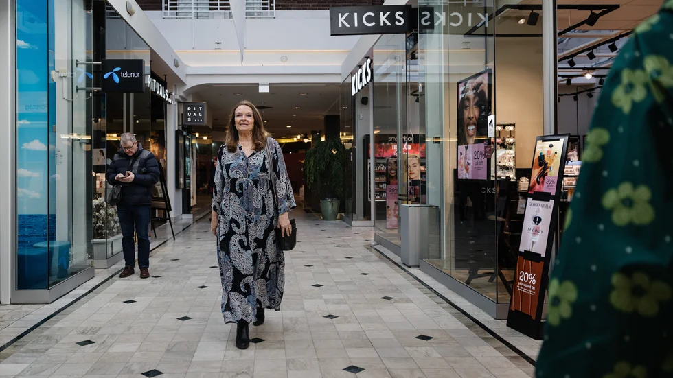 "Stadskärnan här är långt ifrån död om man jämför med andra städer som Västerås och Örebro", säger Snezana Oscarsson, centrumchef för S:t Per-gallerian.