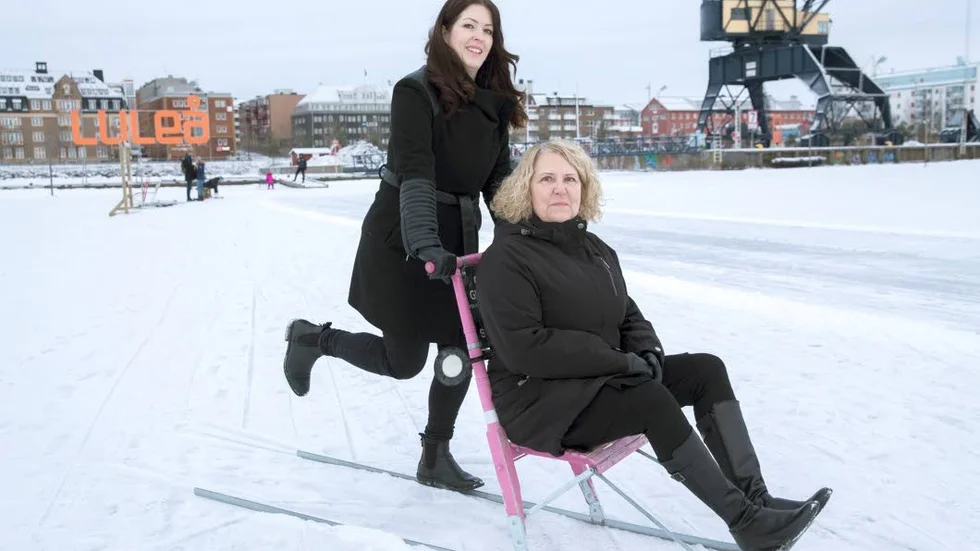 Josefine Åhl och Marina Lahti driver sms-tjänstföretaget InTime från Luleå. 2019 blev ett riktigt succéår för duon.