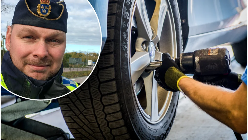 "Alla som ger sig ut i trafiken måste vara medvetna om riskerna. Det är många som har bytt till sommardäck", säger trafikpolis Björn Thunblad och uppmanar trafikanter att ta ett större ansvar och hålla ett lugnare tempo. 