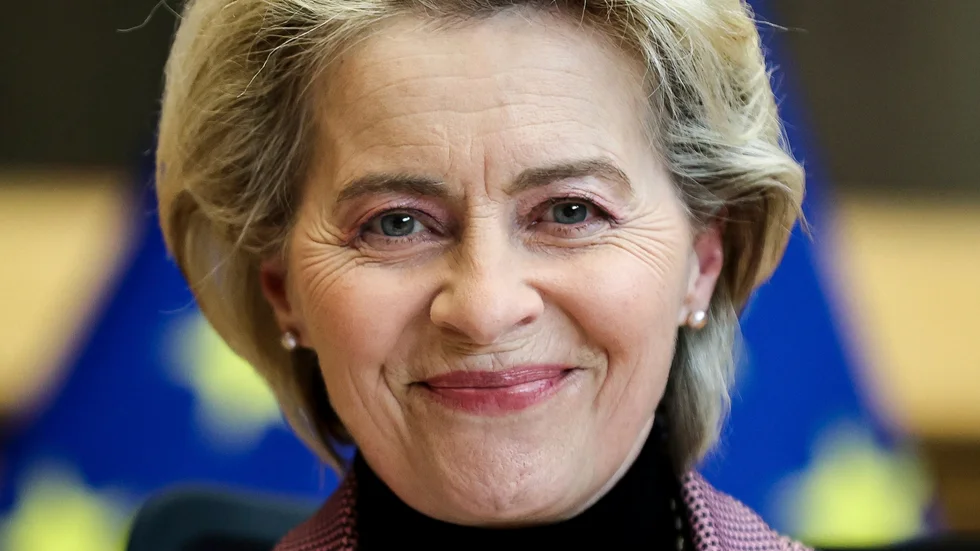 EU-kommissionens ordförande Ursula von der Leyen kommer till Sverige nästa vecka. Arkivfoto.