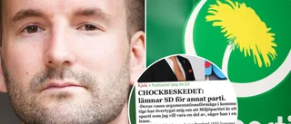 SD:s aprilskämt – Kim Fredriksson lämnar för Miljöpartiet: "Dementerar bestämt"