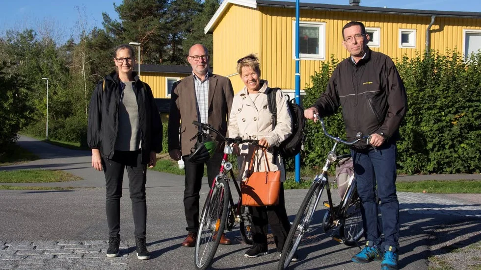 Annelie Löfling, Mikael Rye-Danjelsen, Britta Lästh och Lennart Lundberg förklarar varför Knivsta.nu var så framgångsrika i valdistrikten Västra och Östra Knivsta.