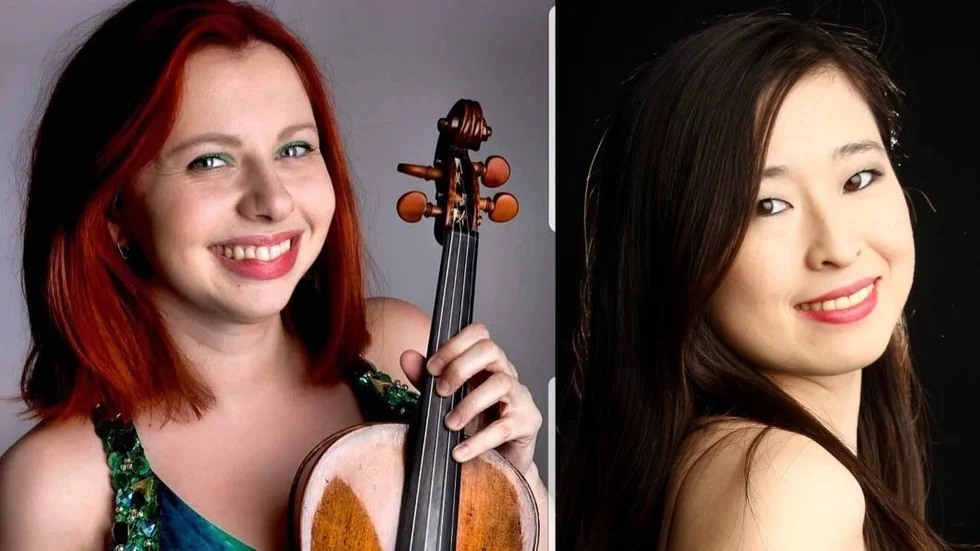 Violinisten Victoria Stierna och pianisten Asuka Nakamura är först ut under Kammarmusikföreningens jubileumssäsong.