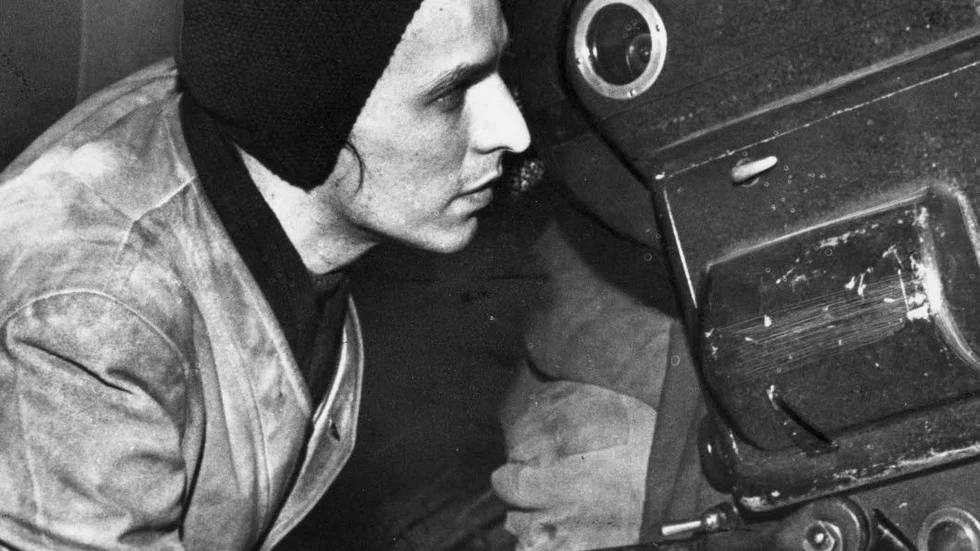 Ingmar Bergman som ung regissör. Bilden är tagen 2 mars 1949.