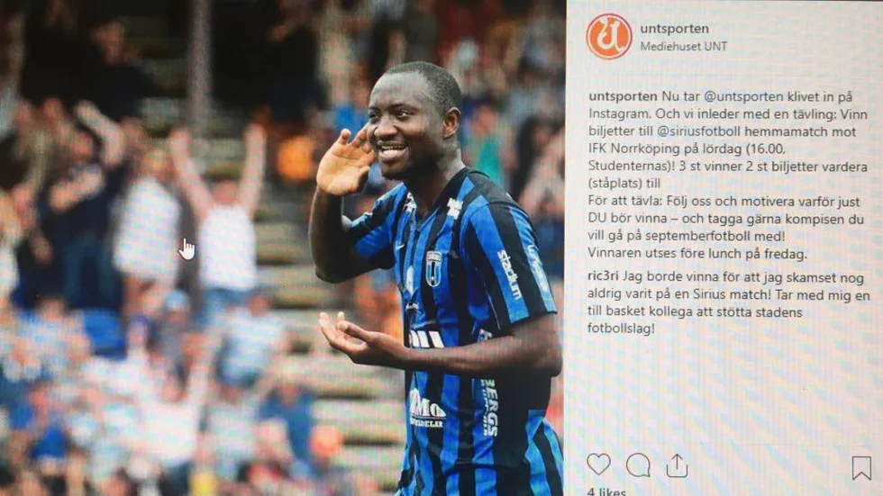 Följ UNT-sporten på Instagram!