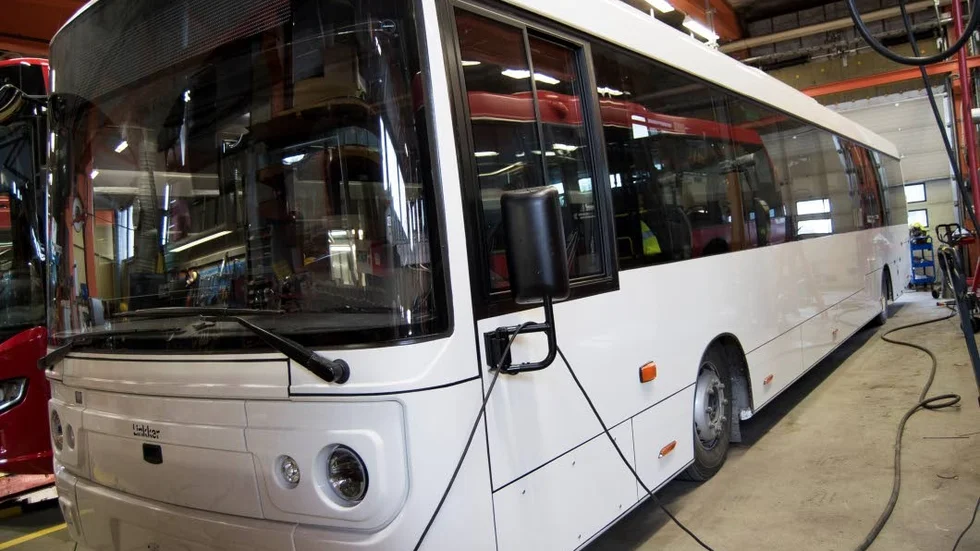 Elbussen togs omedelbart ur trafik.