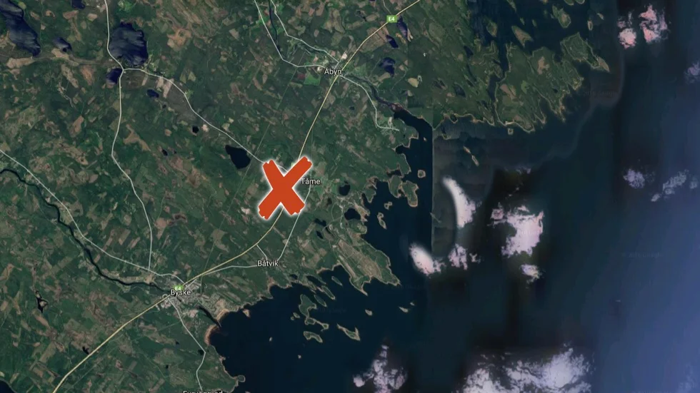 Händelsen inträffade på E 4 mellan Byske och Tåme.